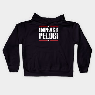 IMPEACH PELOSI Anti Nancy Pelosi Funny Political Satire Design Kids Hoodie